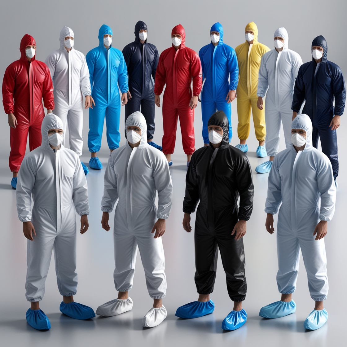 Reusable theatre shoe covers black medium