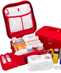 First Aid Kit Regulation 7 Plastic Box - Body Fluid Included