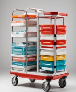 Janitorial Trolley & Waste Bag
