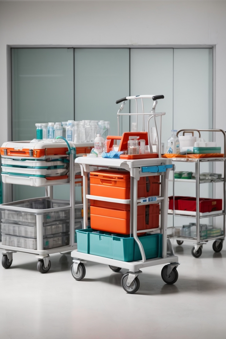 Medical trolley 0806647 white