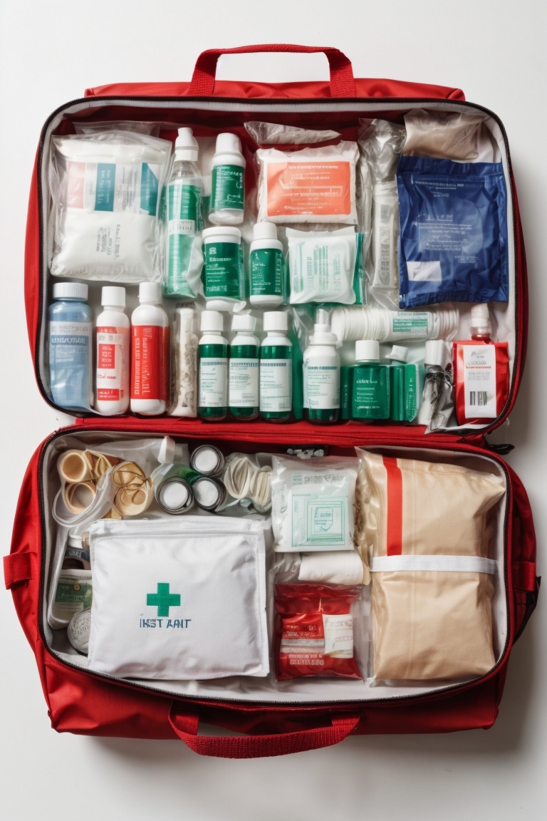 First Aid Kit Regulation 7 Plastic Box - Body Fluid Included