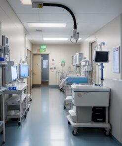 tork floor stand, white/turquiose