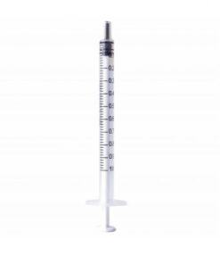 1ml Syringe Sterile with Luer Slip Tip – 100 Syringes