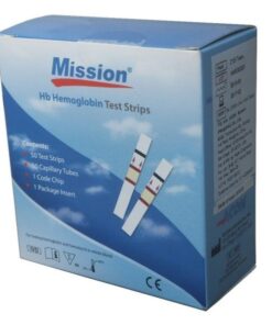 Mission Digital Hb Hemoglobin Testing Strips 50 Tests
