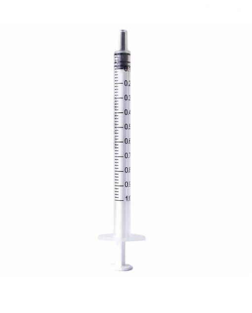 1ml Luer Slip Syringe with 27g Needle