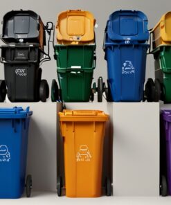 Large green wheelie bin