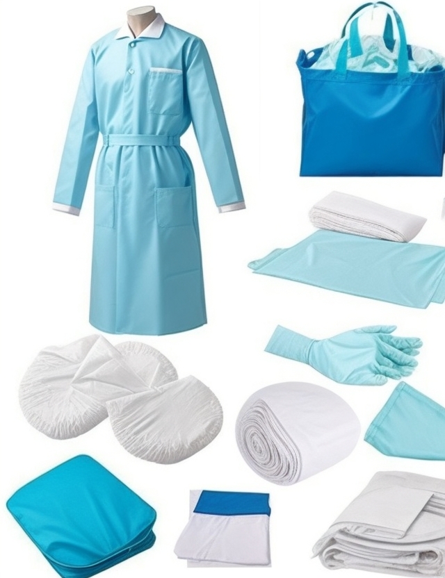 Disposable isolation gown (50gsm)