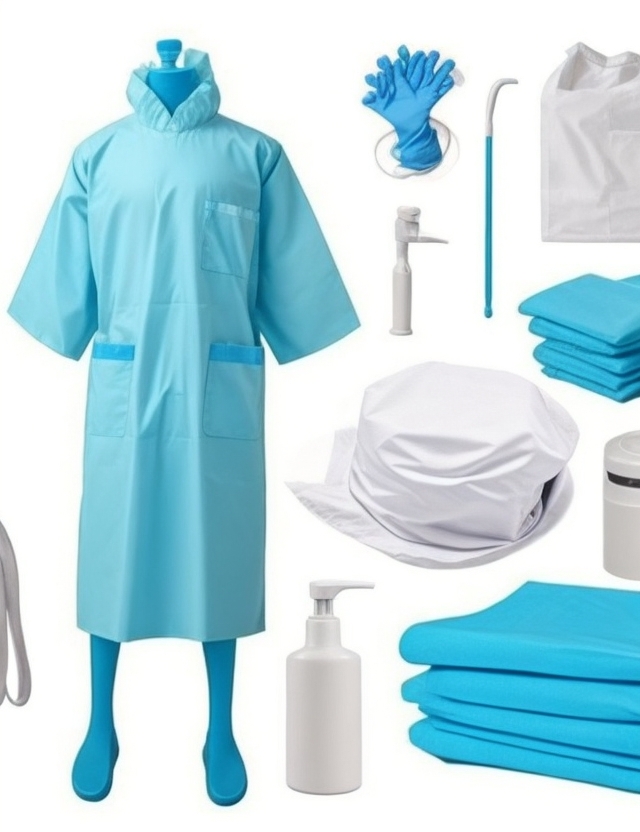 Disposable Coveralls blue XXX large