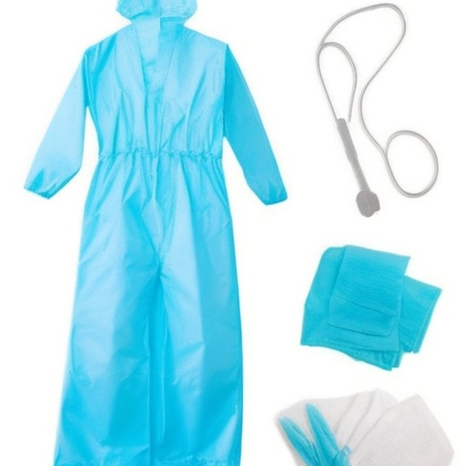 Disposable isolation gown 50gsm
