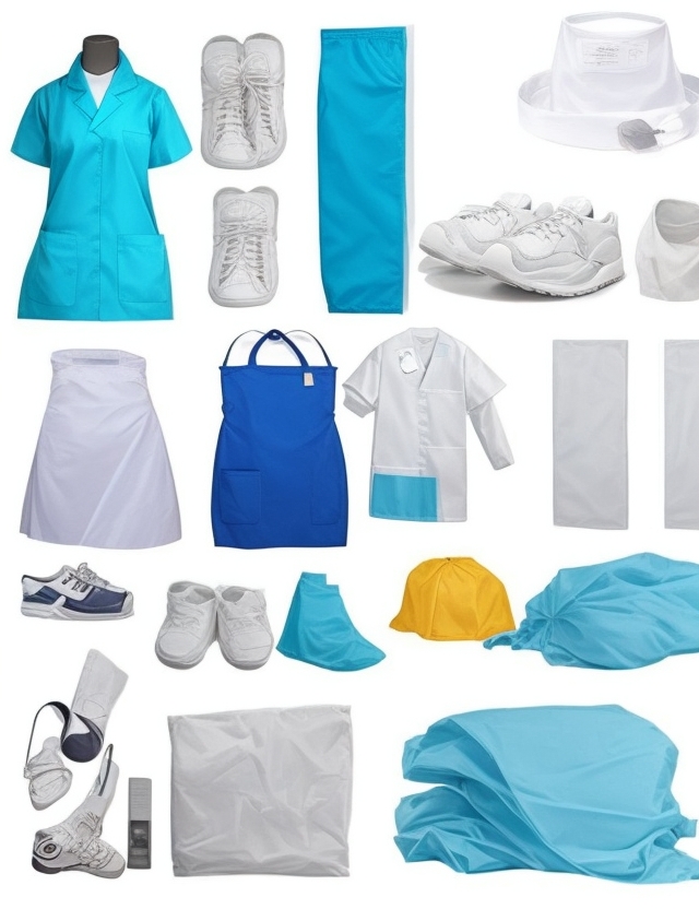 Disposable coverall top blue small