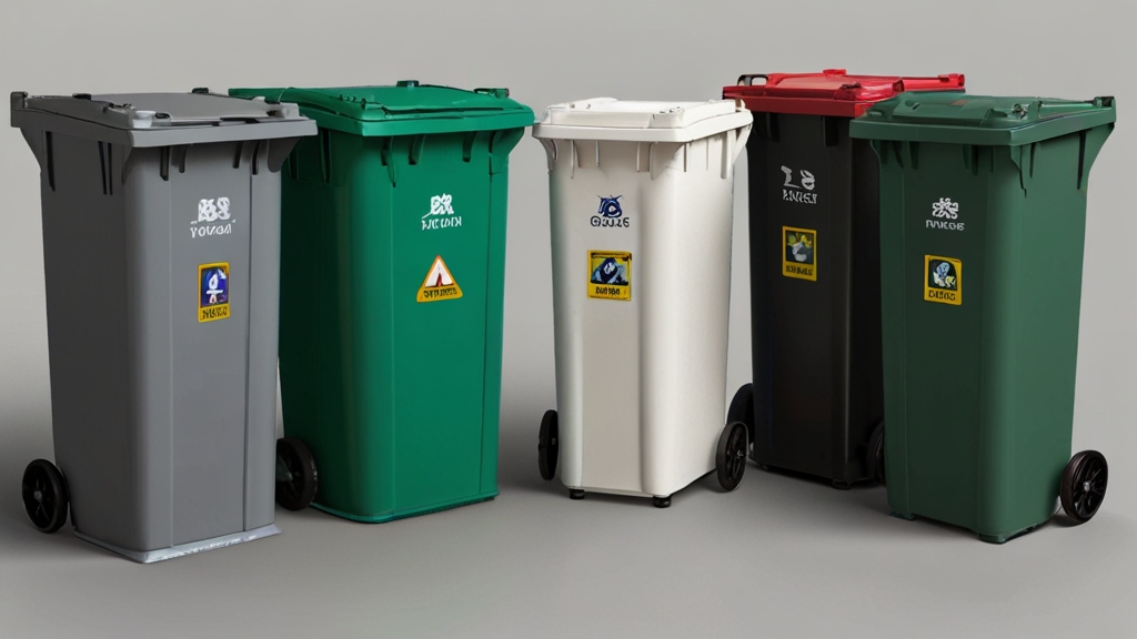 240l garbage bin