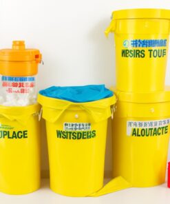 3 specific types of laboratory waste containers