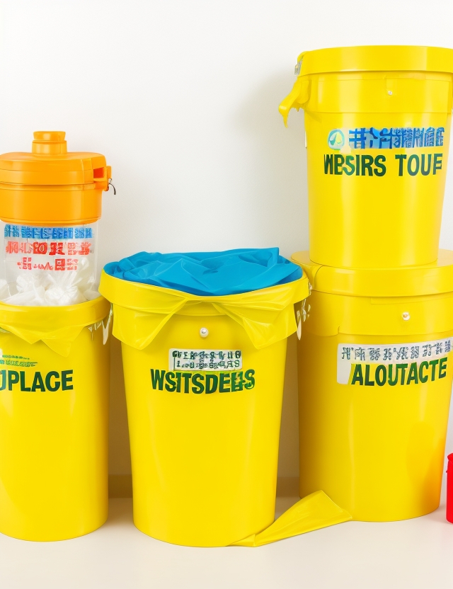 3 specific types of laboratory waste containers