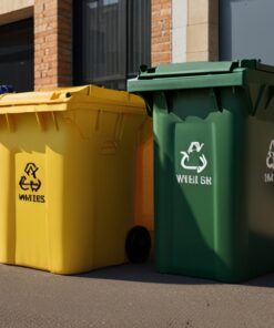 120 litre rubbish bin