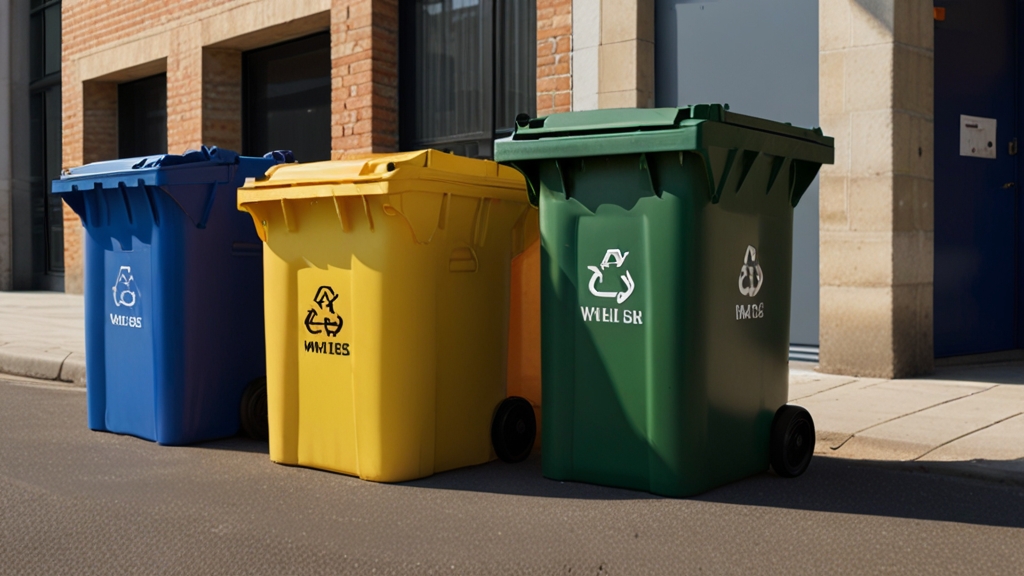 120 litre rubbish bin