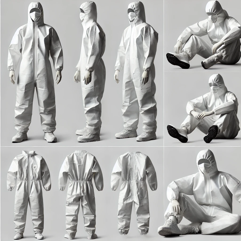 Reusable coveralls blue - Image 4