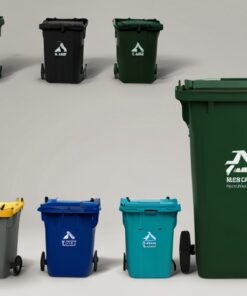 50 litre wheelie bin