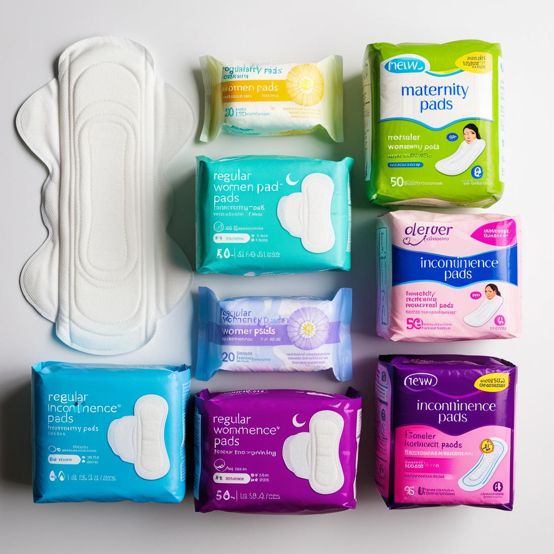 women's menstrual pads
