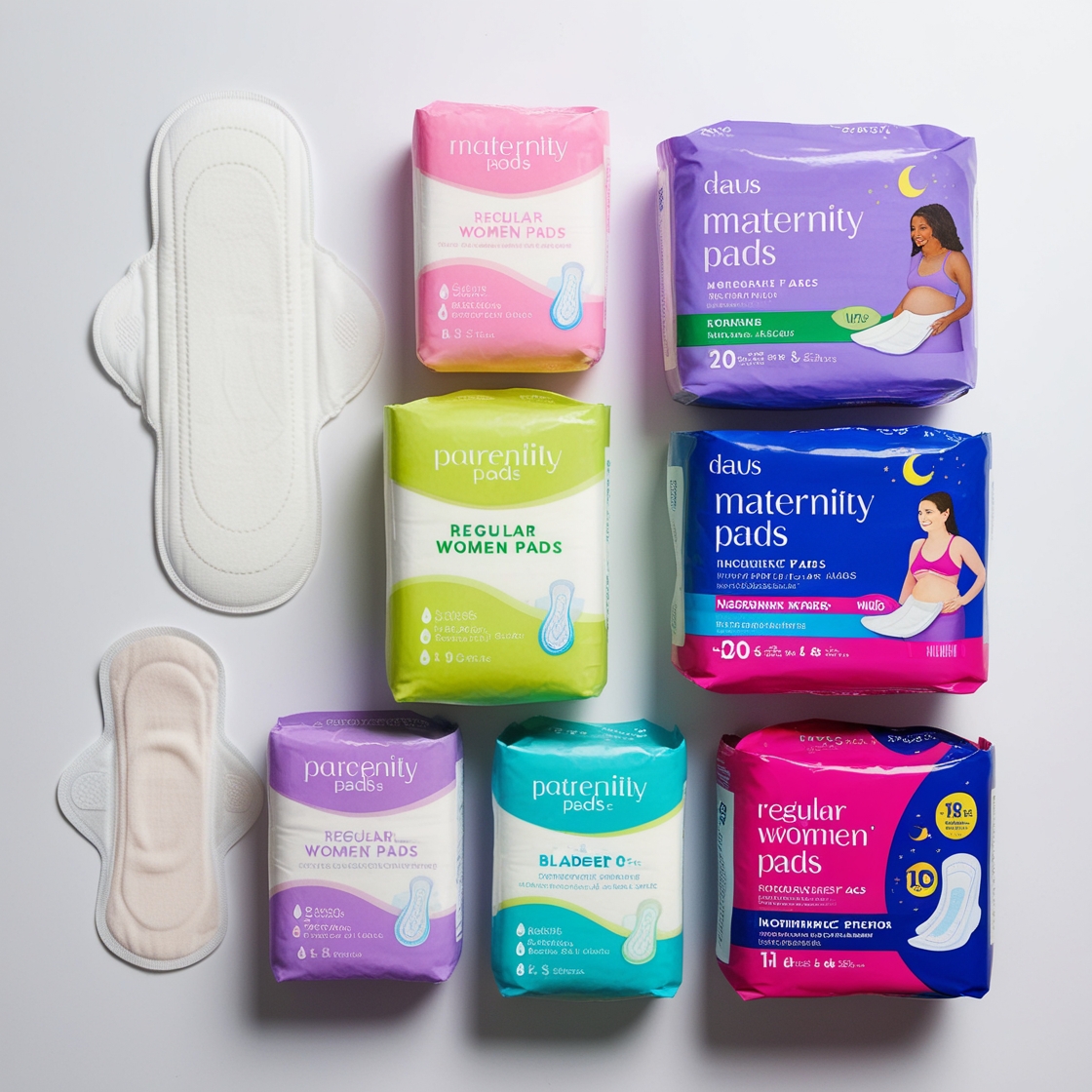 women's sanitary pads