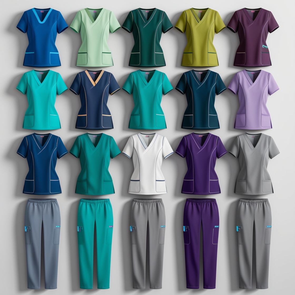 Disposable Scrubs blue