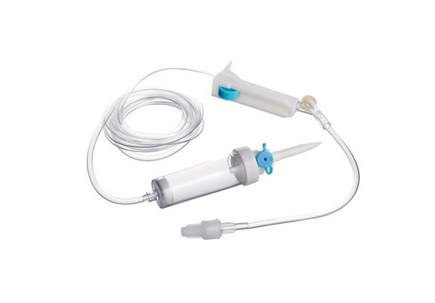 Admin Infusion Set with 1 Y site without Needle 60 drops