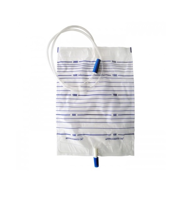 Urine Bags - 2 Litre Push & Pull Valve 100's