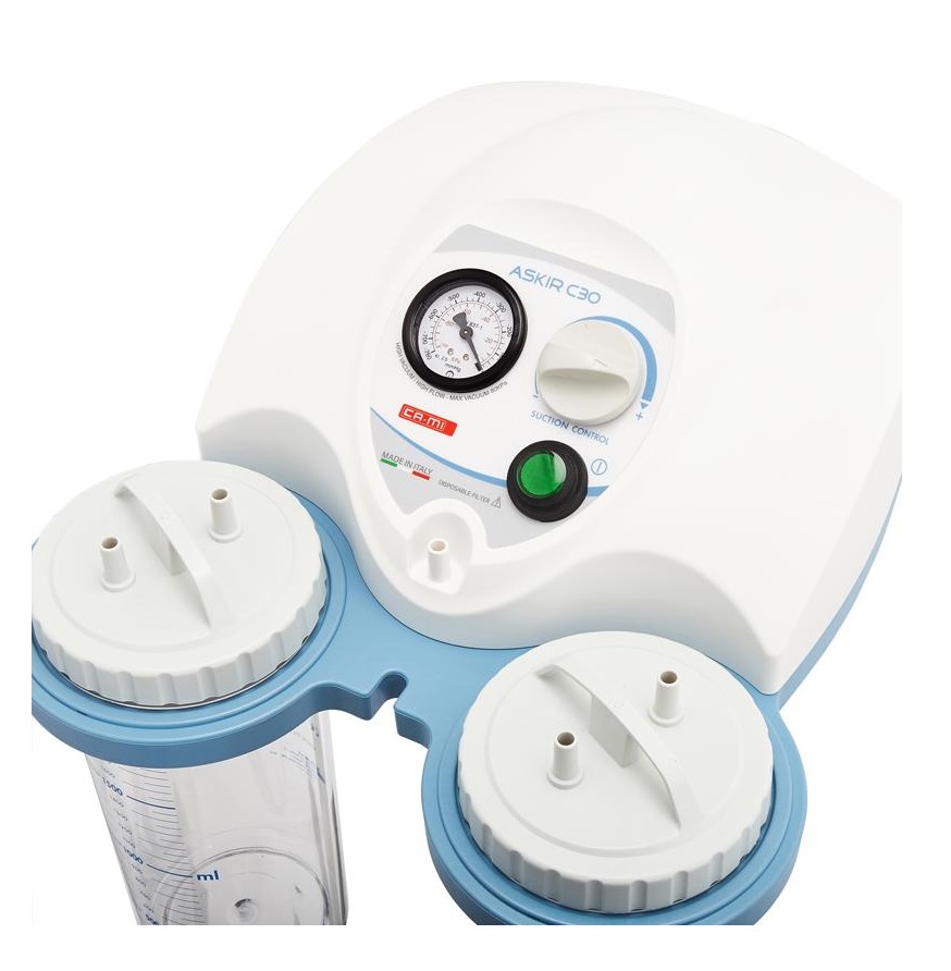 Surgical Suction Askir 30C - mobile 2 bottles - Image 2