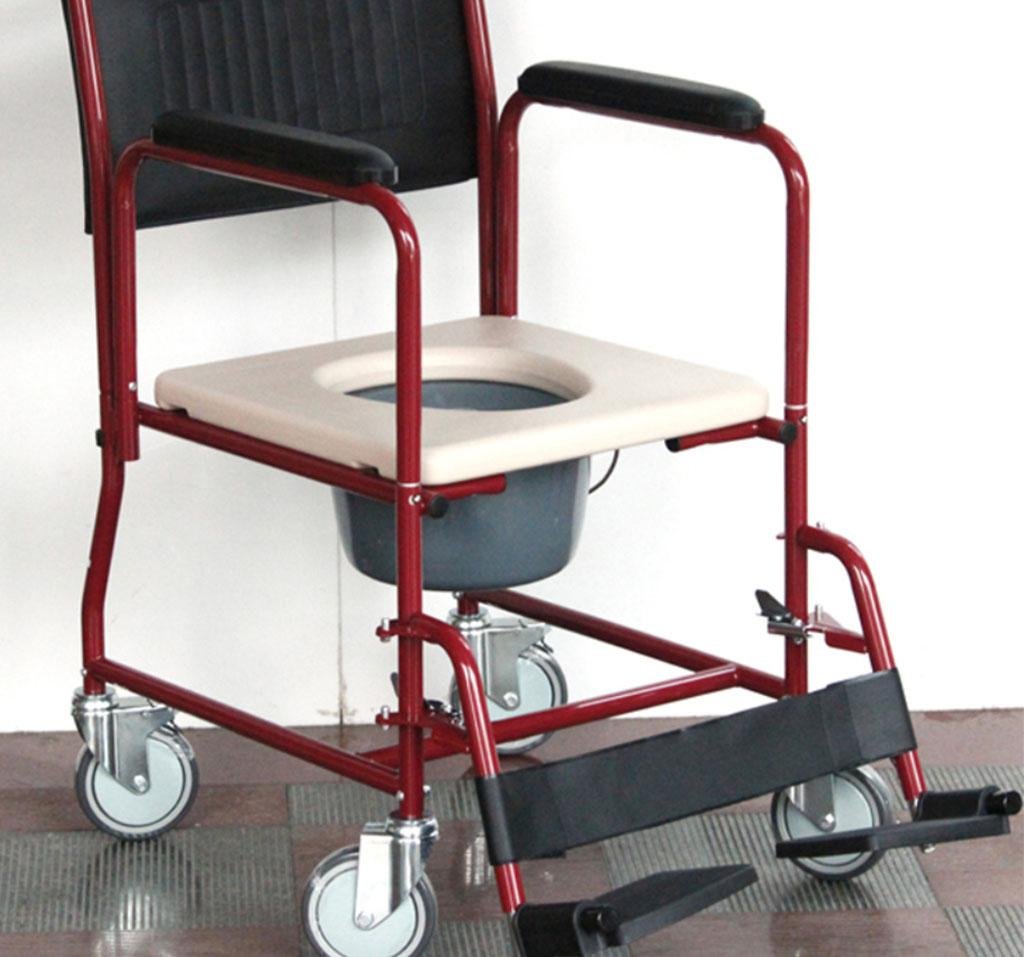 Commode FS691 with Detachable Arm and Foot Rest - Image 3