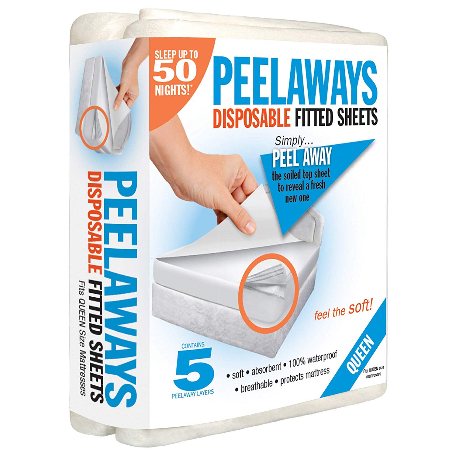 Peelaways Disposable Fitted Sheets