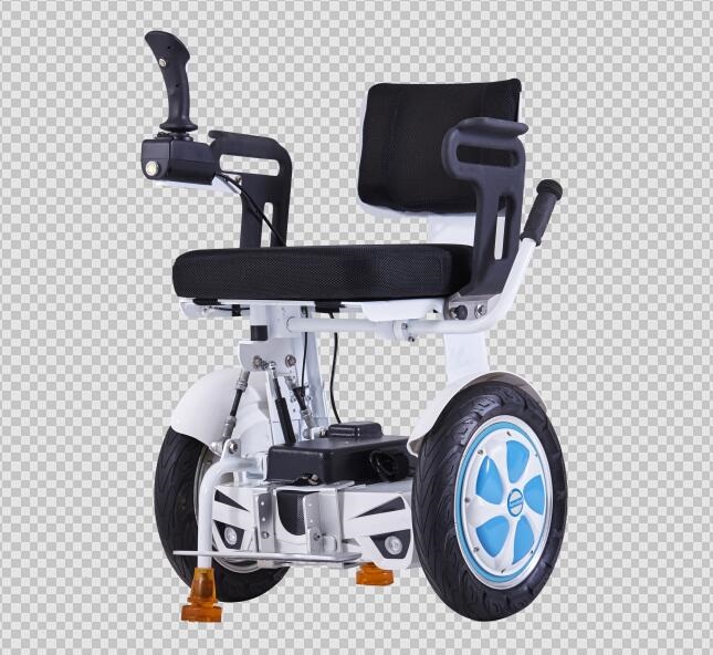 Airwheel A6TS self balance electric wheelchair/ Sit-on Scooter (White/Blue) - Image 3