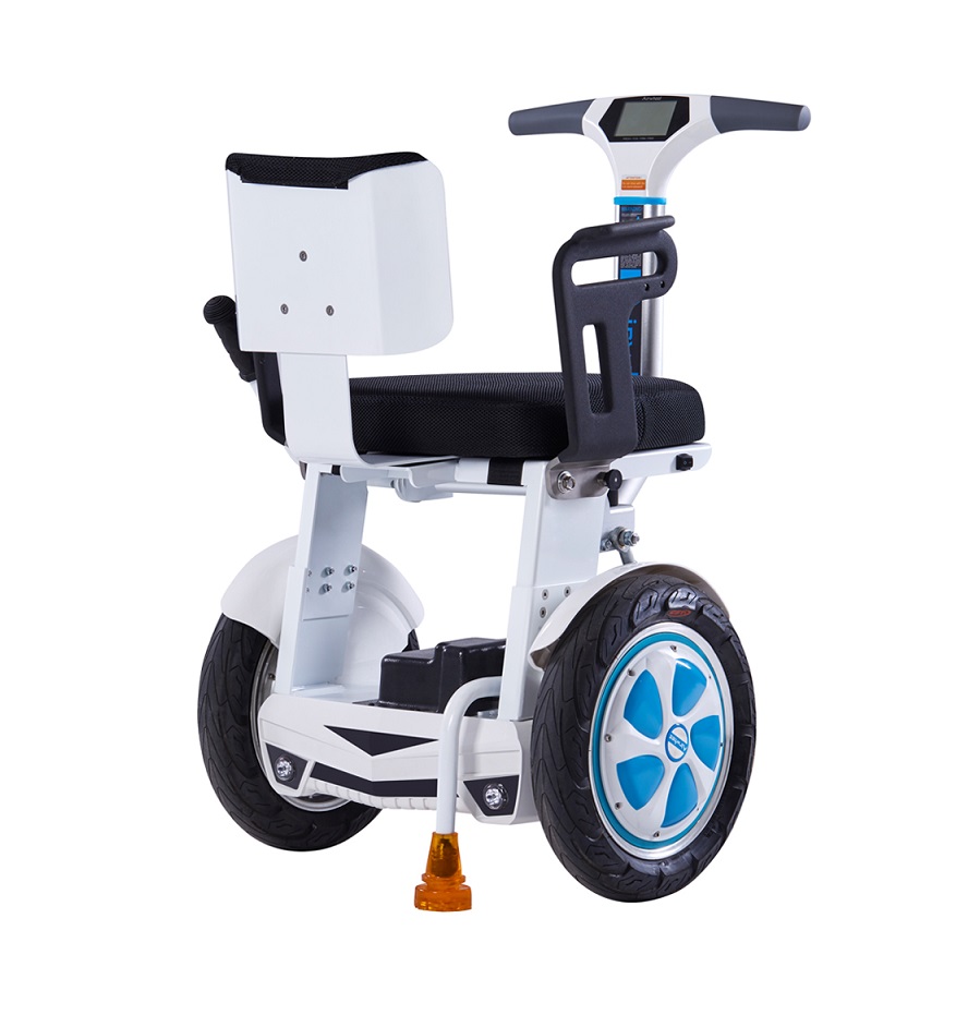 Airwheel A6TS self balance electric wheelchair/ Sit-on Scooter (White/Blue)