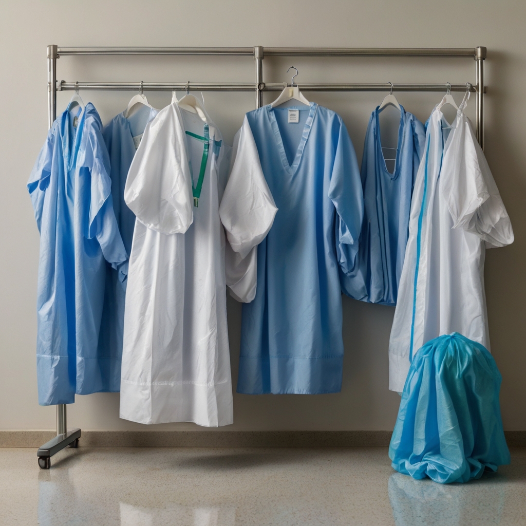 Disposable mop caps white 50 gsm