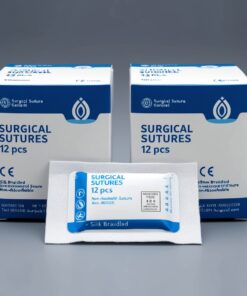 Suture practice kit complete suture training kit with silicone pad suture 19 pcs