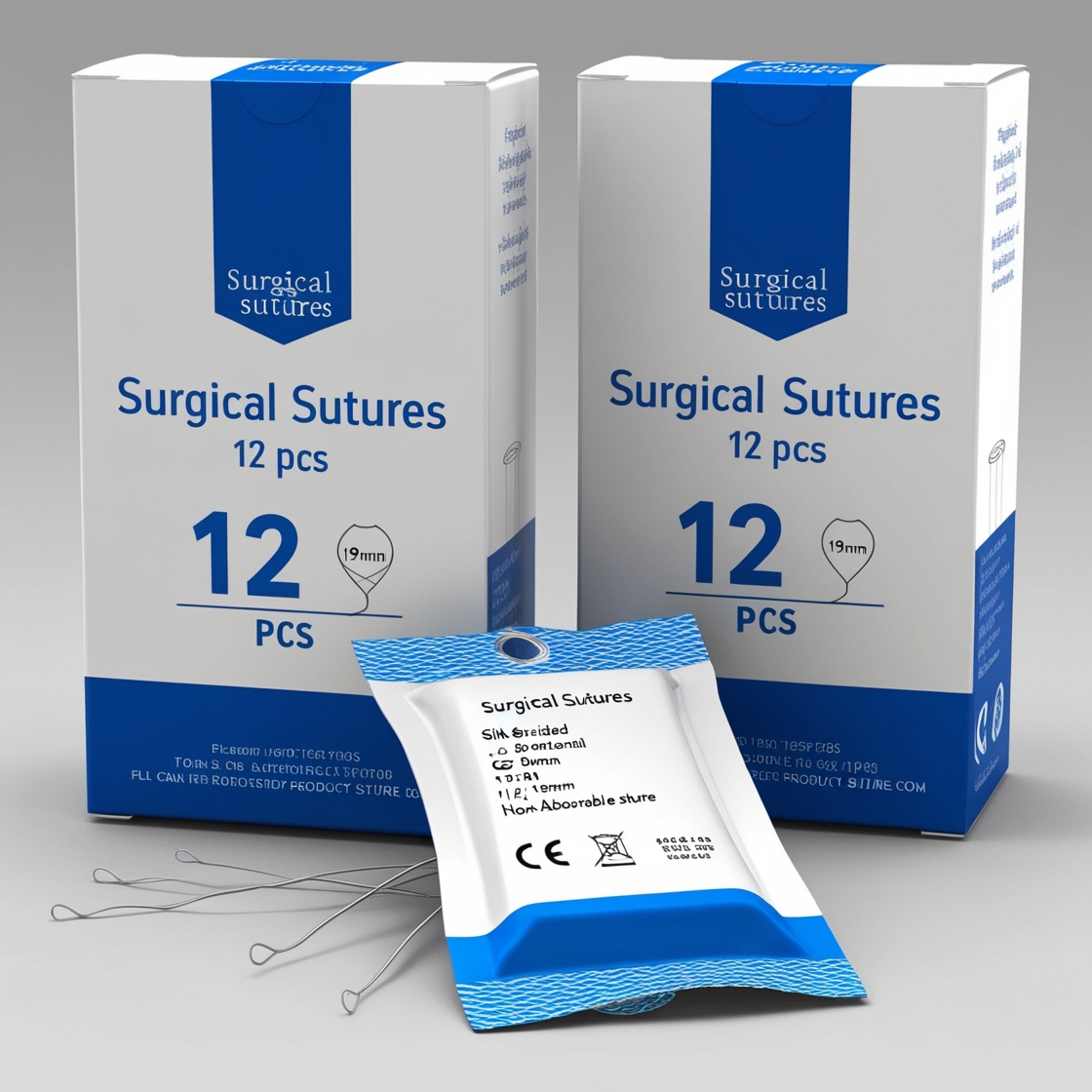 Suture Nylon - 4,0, 19mm 3/8 circle