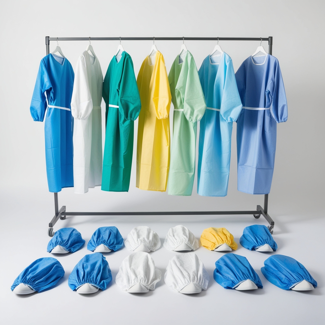 Disposable mop caps white 50 gsm