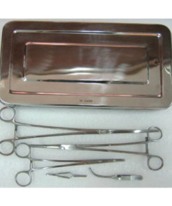 Alternative view of Surgical Vascular Clamps Set with tray