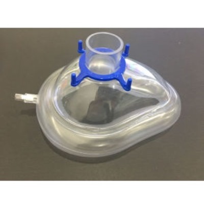 Mask Anesthetic - PVC Single Use Available in Size 3,4 & 5