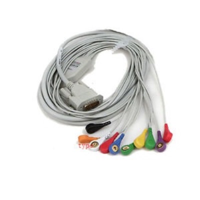 ECG Cable - 10 Lead - Button Type - Image 2