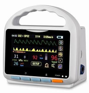 Monitor JR07 & SPO2 + ETC02 5" colour touch screen