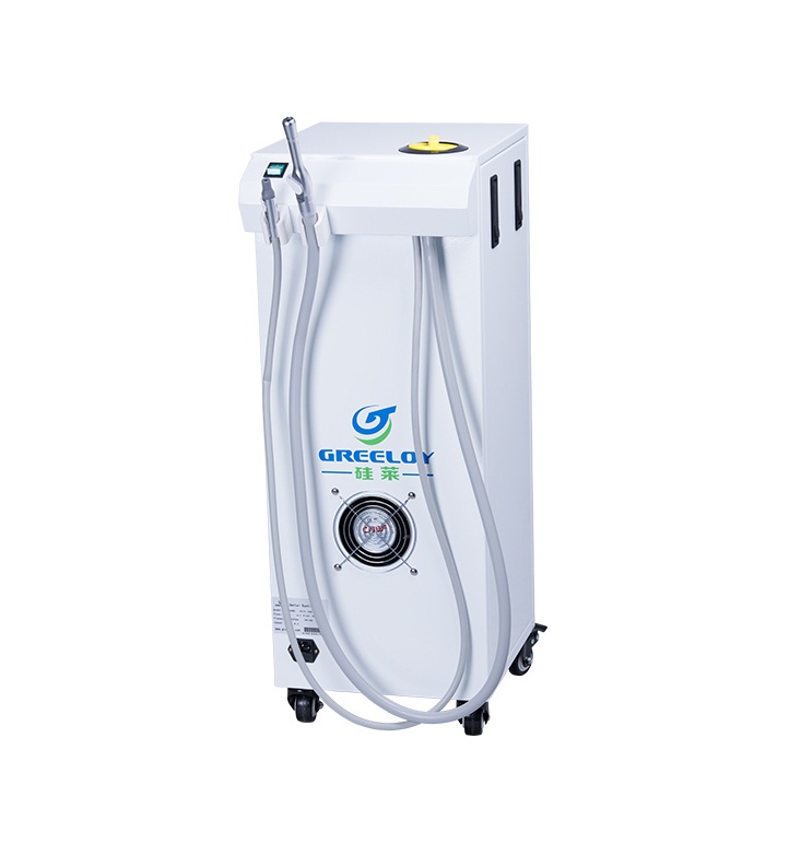 Dental Mobile Suction Unit System with Vacuum Pump