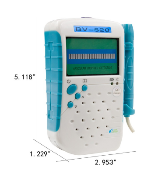 Ultrasound vascular doppler BV-520 With 8Mhz Probe LED display - Image 2