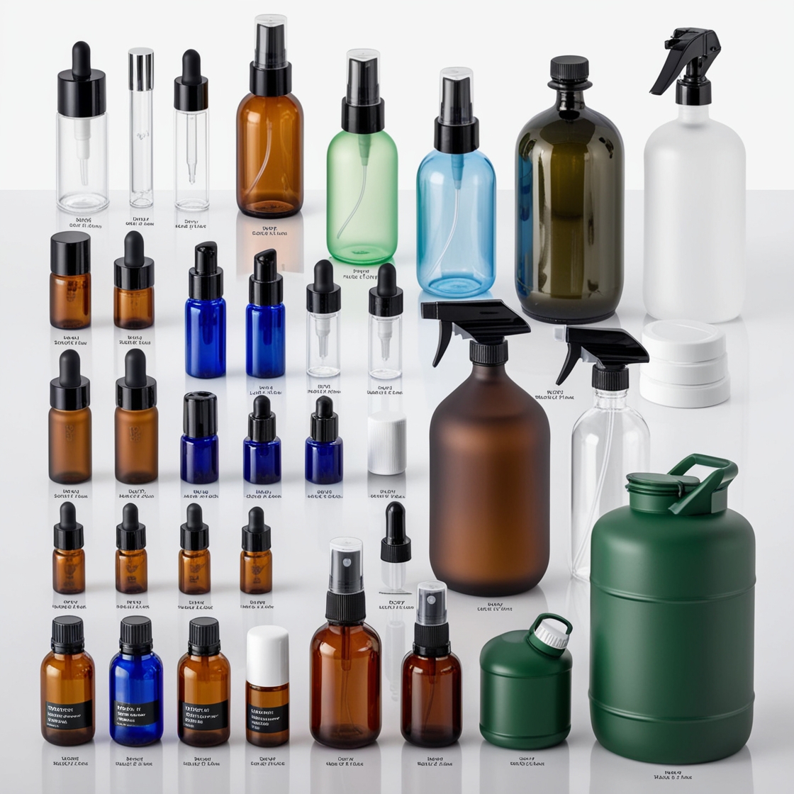 50ml Plastic Bottle with Mist Sprayer