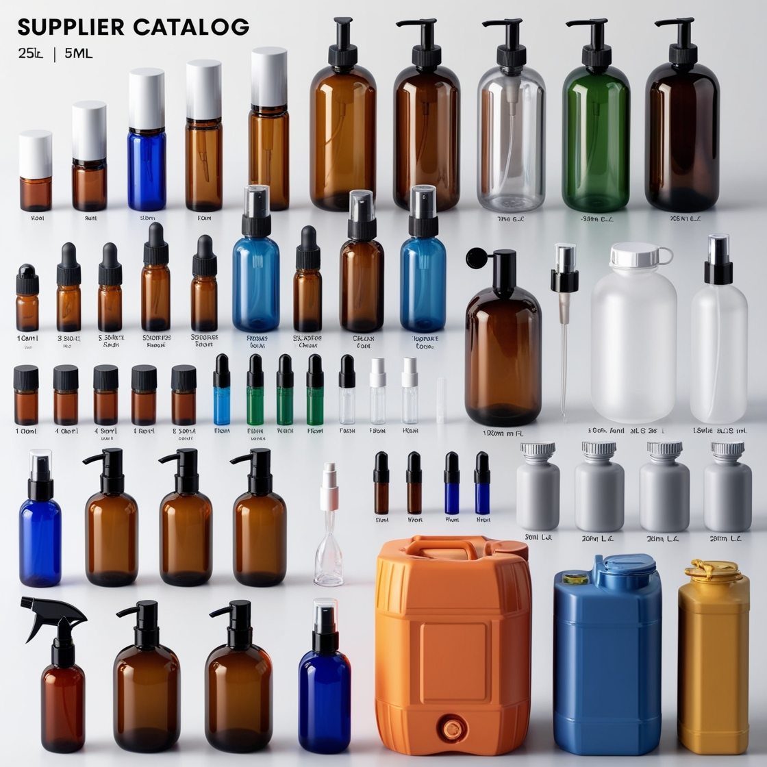 Clear Glass Bottle with White Trigger Sprayer