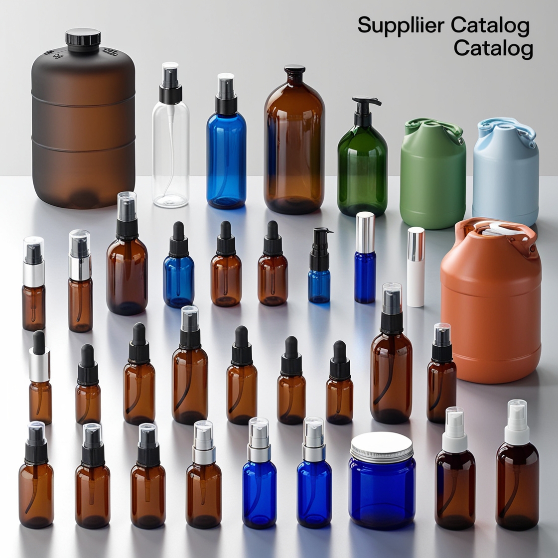 10ml Clear Glass Bottle with Trigger Sprayer