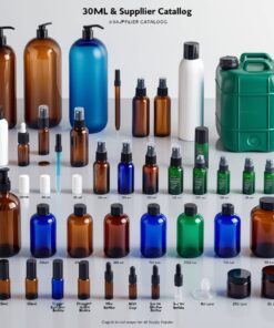 10ml Clear Glass Bottle with Lotion Cap