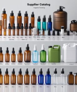 500ml Green Glass Bottle with Lotion Cap