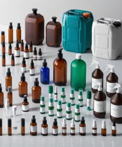 250ml Clear Glass Bottle with Screw Cap