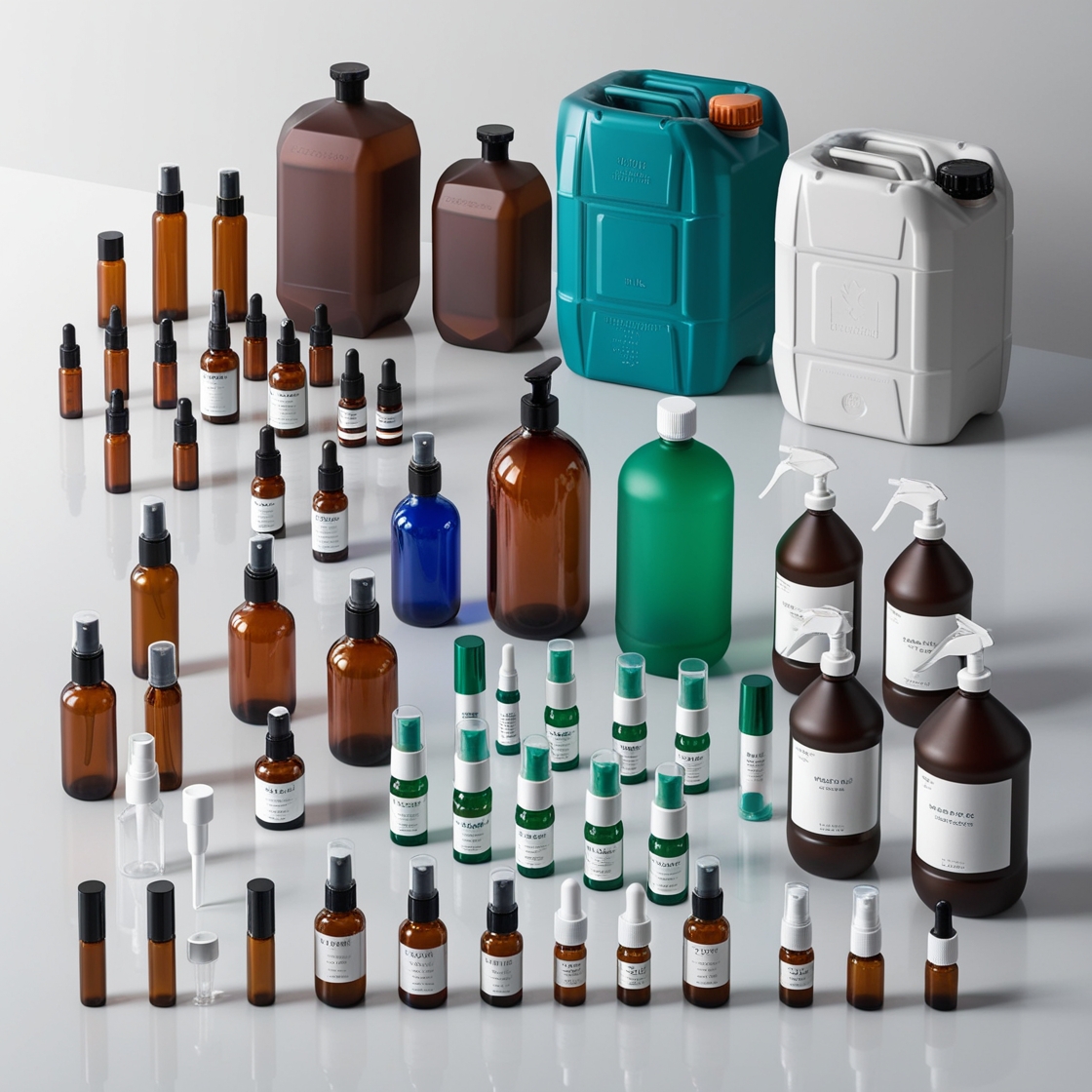 250ml Clear Glass Bottle with Screw Cap