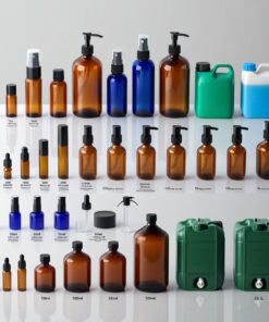 250ml Clear Glass Bottle with Trigger Sprayer