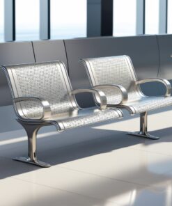 Passport Steel Airport Seating Bench